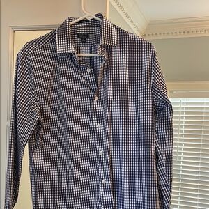 J. Crew Men's Blue Gingham Shirt